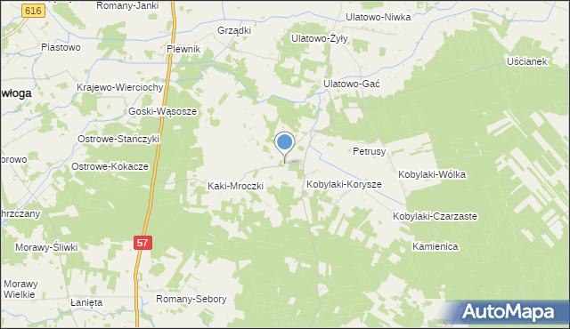 mapa Skierkowizna, Skierkowizna na mapie Targeo